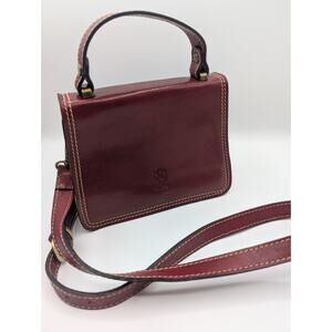 Vera Pelle Crossbody Tote Purse - Made in Florence Italy Genuine Italian Leather